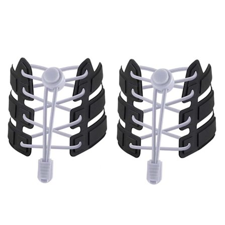 Elastiske snørebånd (inklusive løbebånd) - ingen slips med et lyssko - lysegrå