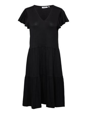 Alvy Remi Ss Dress Black MOSS COPENHAGEN