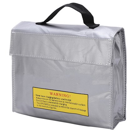 Lipo Batteri Taske Eksplosionsikker Strålingssikker Brandsikker Lithium Batteri Sikker Taske til Forskellige Batterier (S)