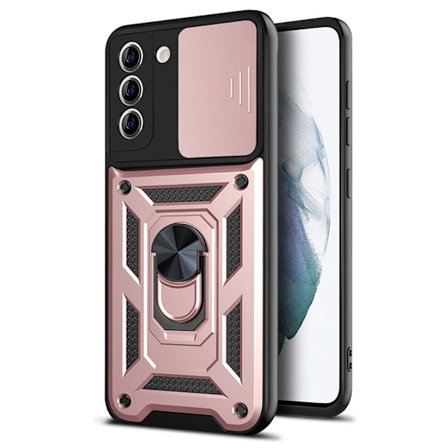 Samsung Galaxy S22 - Skyddande Armor Skal med Ringhållare