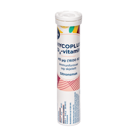Nycoplus D3-vitamin 40 μg, 20 stk.
