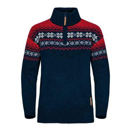 Gridarmor Snøkrystall 2.0 Ullgenser Women Women long-sleeved sweaters Blue XL