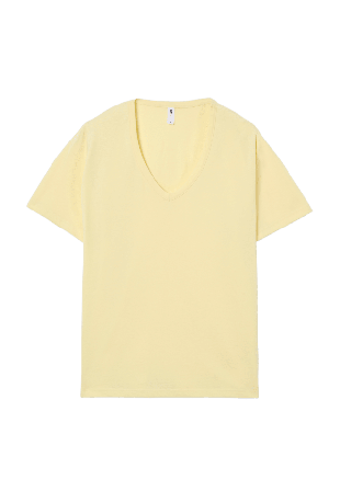 Å WOMAN V-ringad t-shirt NINA T-shirts & toppar Gul XL