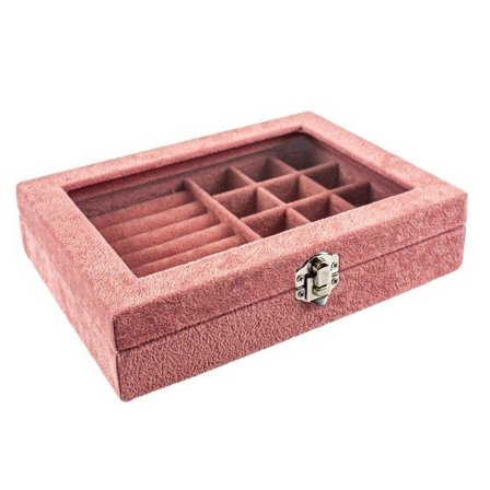 TG Smyckeskrin, Sammet - Rosa