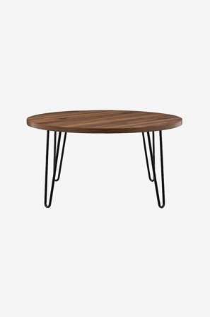 Dorel Home - Soffbord Owen Retro Round - Brun - Soffbord - Från Homeroom