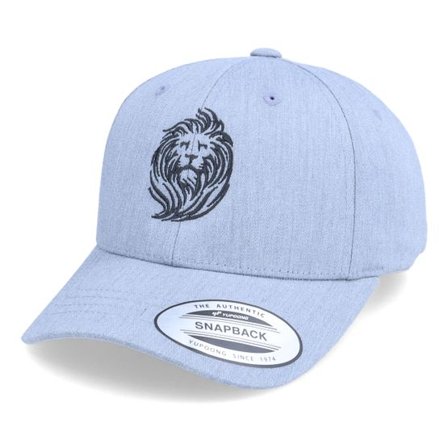 Kiddo Cap - Grå Keps - Kids King Of Heather Grey Adjustable @ Hatstore