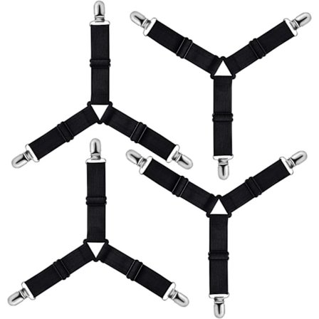 4 stk. - Justerbar spændelagen til spænding, justerbar fastholdelsesstrop