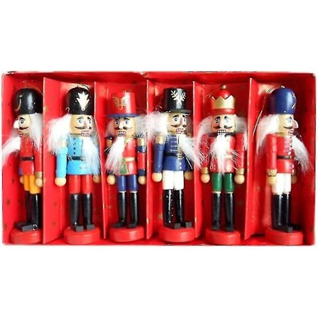 Tre Nøtteknekker Soldat Juletre Hengende Ornamenter Nøtteknekker Dukke Juleanheng For Barn