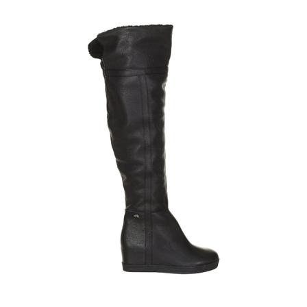 Calvin Klein, Over-knee Boots Czarny, Kobieta, Rozmiar: 36 EU