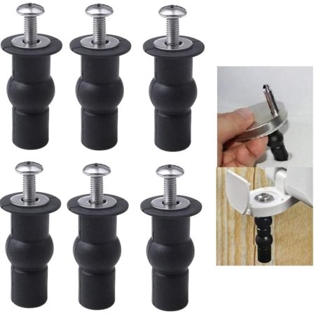 6-pack toalettsitsskruvar,toalettsitsbeslag Toalettsitsgångjärn