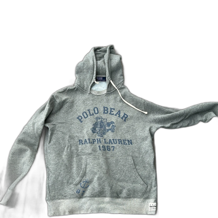 Grå hoodie Polo Bear Ralph Lauren