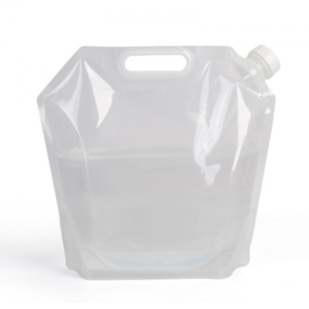 2-pakning - 5L Vannpose med / Vannkanne - Vannbeholder Transparent