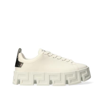 Versace Sneakers , Wit , Heren , Maat: 43 1/2 EU