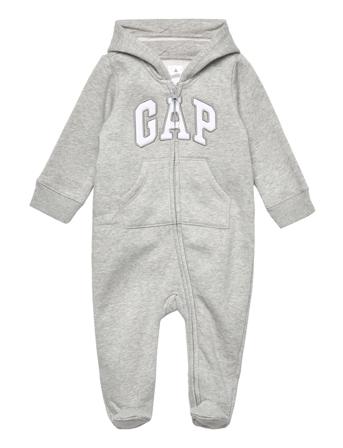 V-U Logo Bear 1Pc Langermet Bodysuit Grå GAP