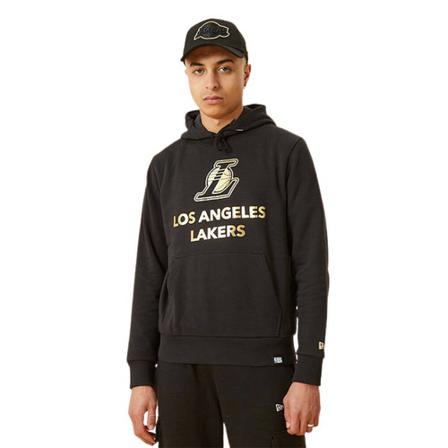 New Era Bluza Los Angeles Lakers Metallic Logo12893103 XL Sort, Herre Hættetrøjer