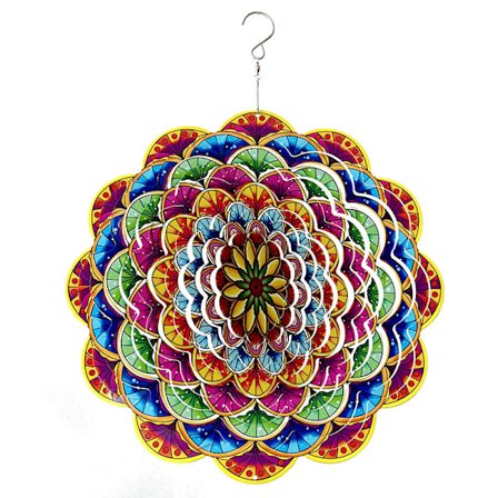 Rostfritt stål vindspinnare värd present inomhus utomhus trädgårdsdekoration