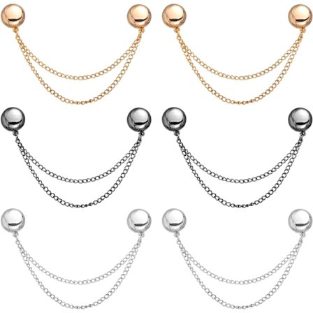 6 stk. Magnetiske Tøjnåle, Multifunktionel Stærk Magnetnål til at Fiksere Kanten på Tøj Lange Bukseben Ærmer på Skjorter (Rund