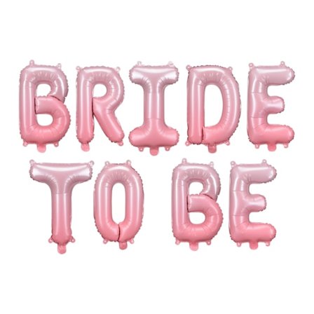 Folieballong "Bride To Be" Text 350x45cm