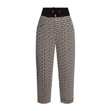 Balmain, Chinos Beige, Dames, Maat:S