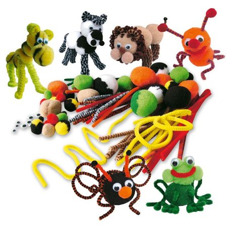 PLAYBOX Pysselset pompomdjur - Lyreco - Skola och förskola - Hobbymaterial - Pyssel