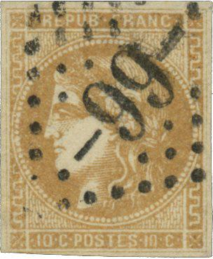 Frankrig 1870 - YT 43 - Stemplet