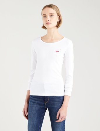 Levi's Ls 2 Pack Tee A0787 Ls 2 Pack - White - S