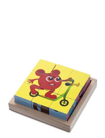 Babblarna, Chunky Puzzle, 9 Pcs Patterned Teddykompaniet