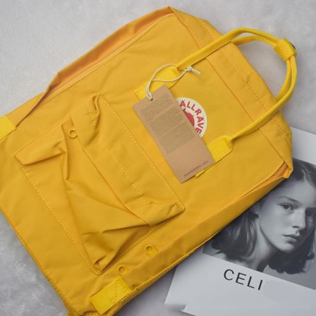 7-20L Ryggsekk Laptopveske Stor Kapasitet Gave til Barn Gul Yellow