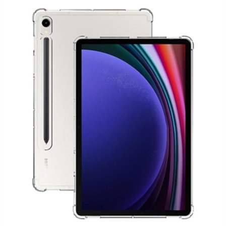 Samsung Galaxy Tab S9 Stöttåligt TPU-skal - Genomskinlig