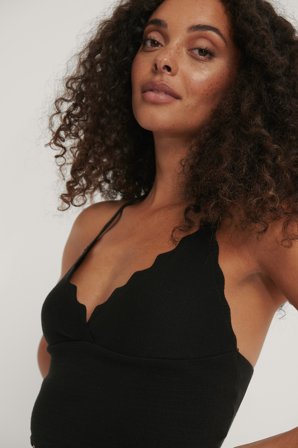 Trendyol Bauchfreies Oberteil - Crop-Tops - Schwarz - Large