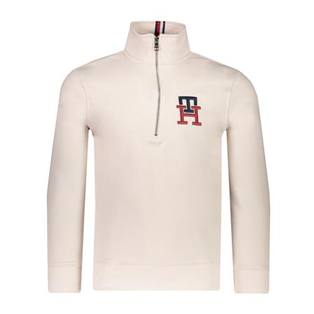 Tommy Hilfiger, Sweater Beige Beige, Heren, Maat:XS,polyester