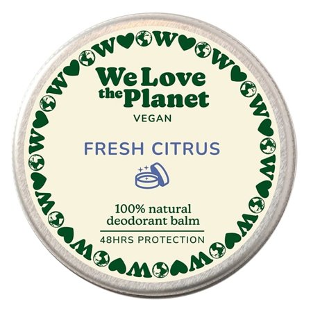 We Love The Planet Deodorant Balm Fresh Citrus 35 g, Parfumer & Dufte, Til Hende, Deodorant