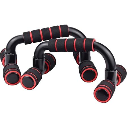 1 par med push-up-grep for hjemmetrening, trening, brysttrening, kroppsbygging, tilbehør med skumgrep for menn og kvinner
