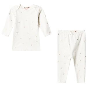 Bonpoint White Cherry Pajamas 3 months - Nightwear - 3 months - White