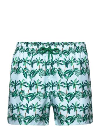 Borg Print Swim Shorts Patterned Björn Borg