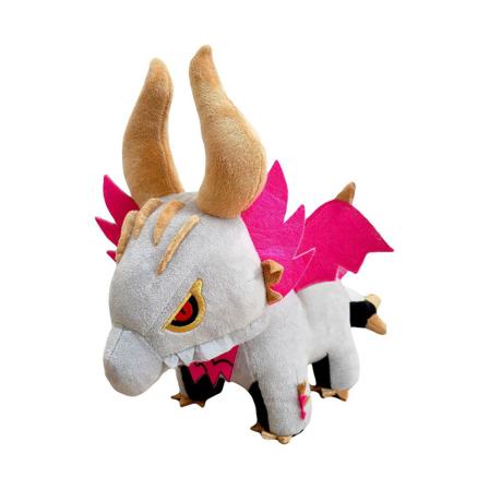 Monster Hunter Rise Malzeno Silver Lord Dragon Plyschleksak -ES