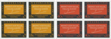 Holland 1966 - NVPH 856-857 - 4-blokke - Postfrisk