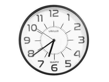 UNILUX Väggklocka Unilux Pop 30,5 plastlins - Lyreco - Kontorsmöbler och inredning - Väggur - Väggur