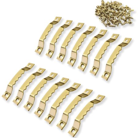 Setti, jossa 100 + 200 ruuvia, sisältää vahvan ja kestävän kultaisen metallisen valokuvakoukun - koukku