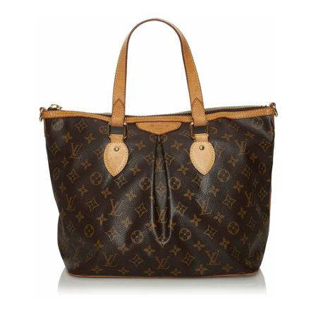 Louis Vuitton Vintage, Pre-owned Tote Bags Bruin, Dames, Maat:ONE Size,leather