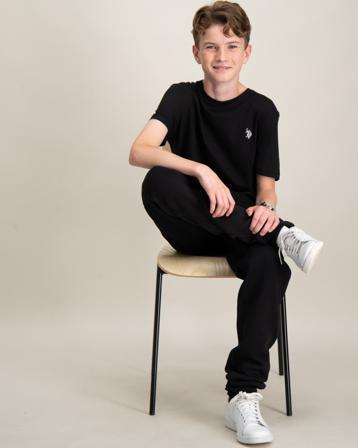 U.S. Polo Assn. DHM Tshirt Schwarz T-Shirts Jungen - Kidsbrandstore