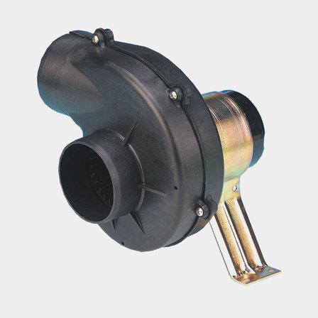 Wentylator komory silnika Jabsco Flexmount Blower, 24 V, montowany na wężu, Ø75 mm (3") - Ø75 mm (3"), 4.2 m³/minutę - Jachtowa