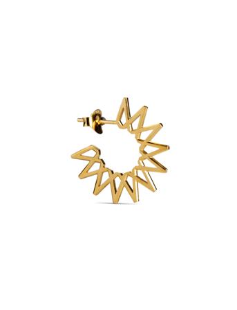 Small Sun Accessories Jewellery Earrings Single Earring Guld Jane Koenig