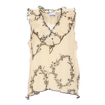 Ganni Sleeveless Tops inbo, Dame