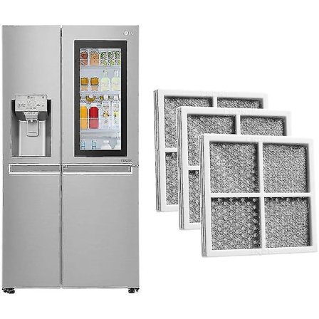 Luftfilter för Lg Pure N Fresh kylskåp, 3 st ersättningsfilter för frisk luft, för Lg Zzj