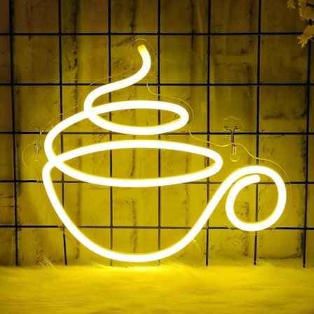 Kaffe Neon Skilt, Dæmpbar LED Cafe Lampe til Vægdekoration, USB Drevet, Æstetisk Dekoration til Cafe, Køkken, Kaffebar, Bar Gave til Kaffeelskere