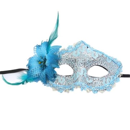 Dame Masquerade Maske Halloween Blonde Øjenmasker Karnevalsbal