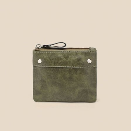 Kort pung møntpung GRØN