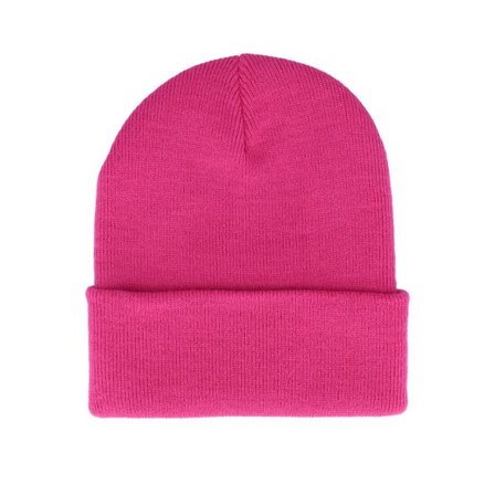 Beechfield - Rosa cuff Beanie - Kids Fuchsia Junior Cuff @ Hatstore