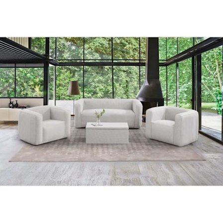 Vaaleanharmaa 3-paikkainen ilmapatja - Terrakotta - Sisä- ja ulkokäyttöön